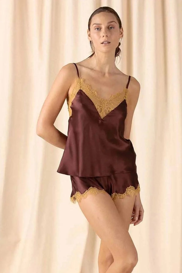 Nk Imode Natasha Deep-V Lace Camisole